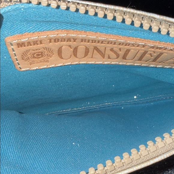 Consuela Beige Wristlet 3pc with Multicolor Card Holder - Picture 5 of 5